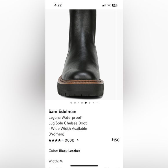 Sam Edelman Laguna Waterproof Chelsea Boot - Picture 13 of 14